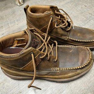 Mens Twisted X 4" Leather Driving Moc Hiker